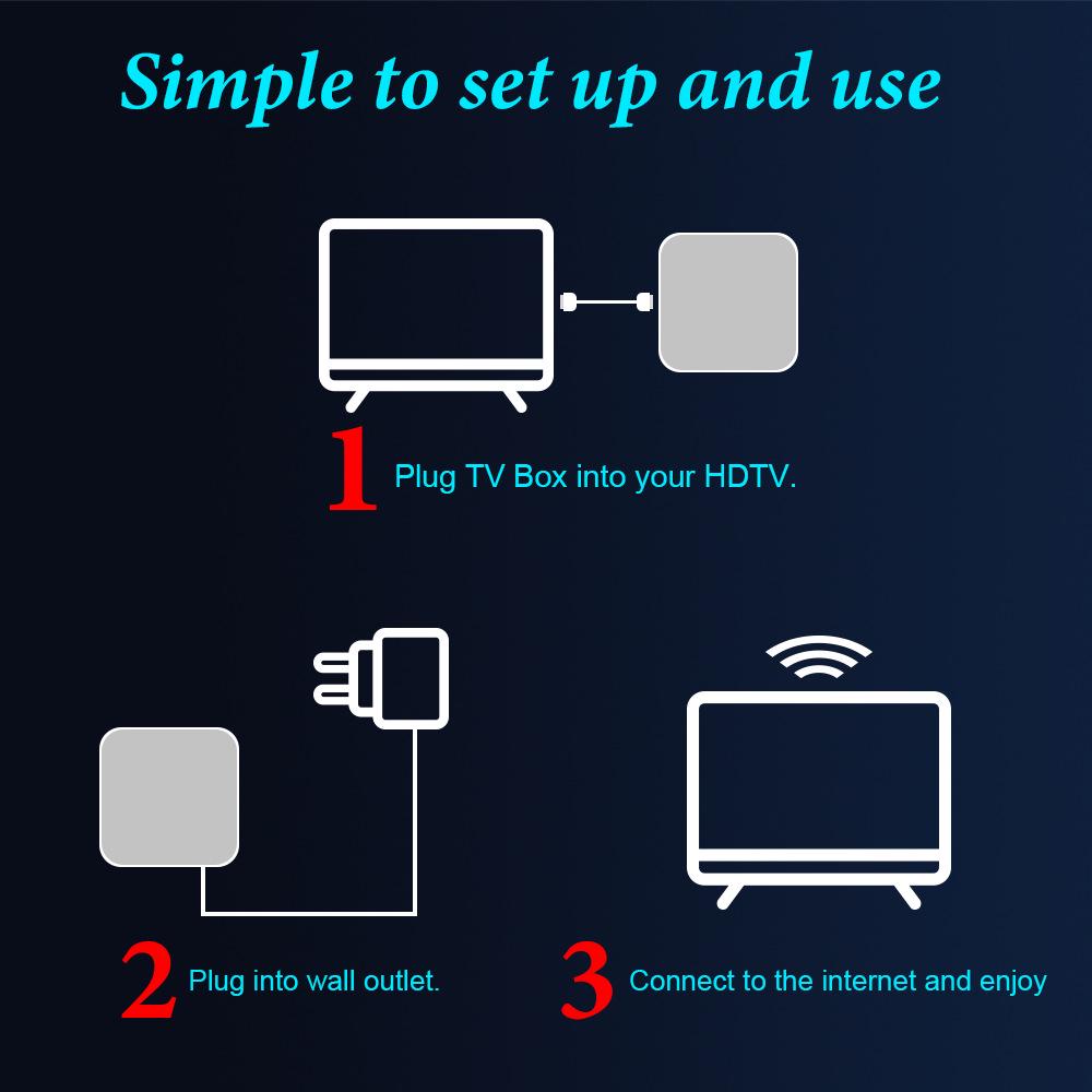 6K Ultra HD Cross-Border Network TV Box Video Player