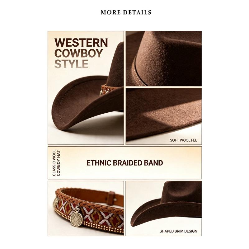 Women S Unisex Panama Hat Western Jazz Style Hat Winter Autumn
