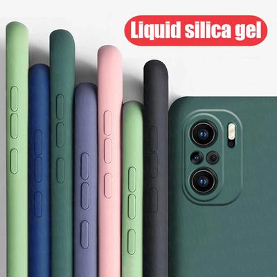 Pro Xiaomi Poco F3 X3 M3 M4 X4 Pro 5G Pouzdro Poco M3 M4 Pro 4G Redmi Note 9 10 11 11S Pro Plus Kryt Tekutý Silikon TPU Pouzdro na Telefon