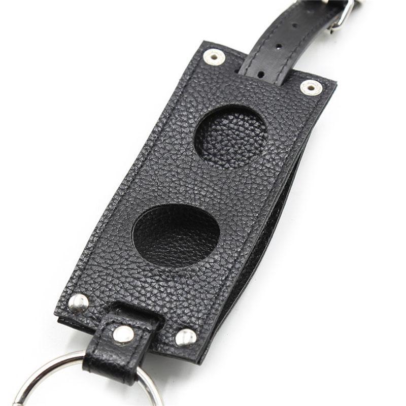 Leather Bondage Strapon Pants Underwear Woman Erotic Panties Chastity Belt Harness Sex Toys For Women Can Add Anal Plug Dildo