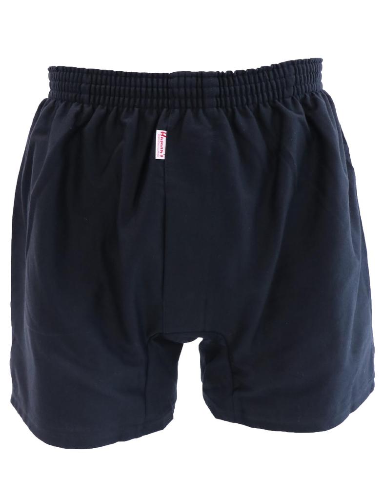 Kaituck Family Humans Men's Hammock Trunks with Support, Made in Japan, 100% Cotton, Sizes M, L, LL, 3L (3L, Black)