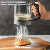 Semi Automatic Flour Sifter with Fine Meshes Screen for Uniform Sifting Preventing Lumps In Baking Ingredient