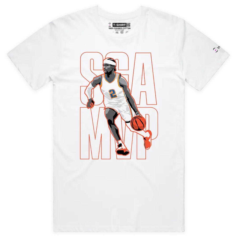 VOICEART Shai SGA MVP Спортивная футболка с графическим принтом для фанатов баскетбола OKC 2XL