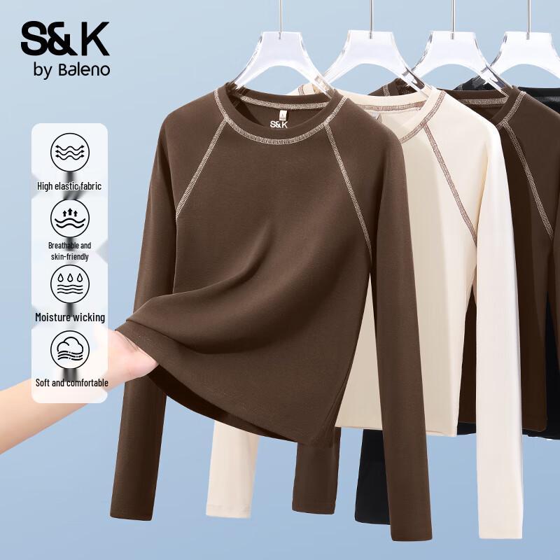 Baleno S&K Women s Slim Fit Long Sleeve T-Shirt M