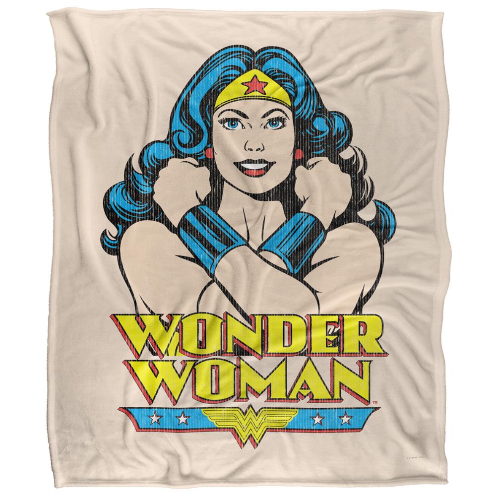 Wonder Woman Pose Blanket
