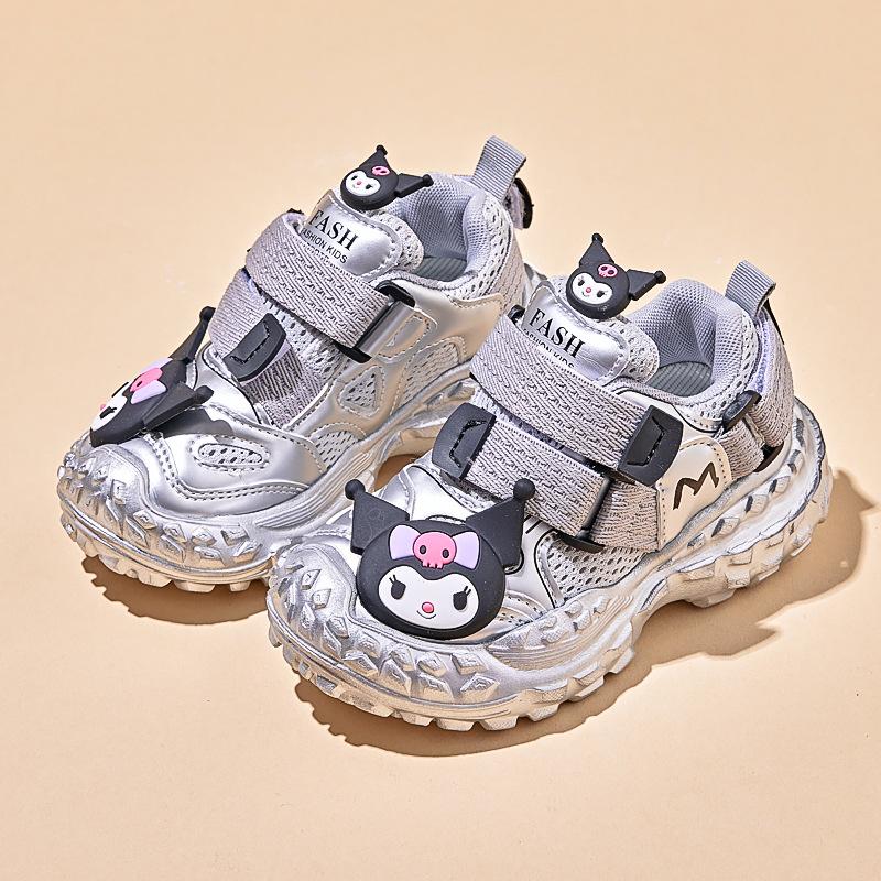 

Boys shoes spring and autumn 2025 new fried street running girls black sneakers breathable dad shoes soft sole student 37