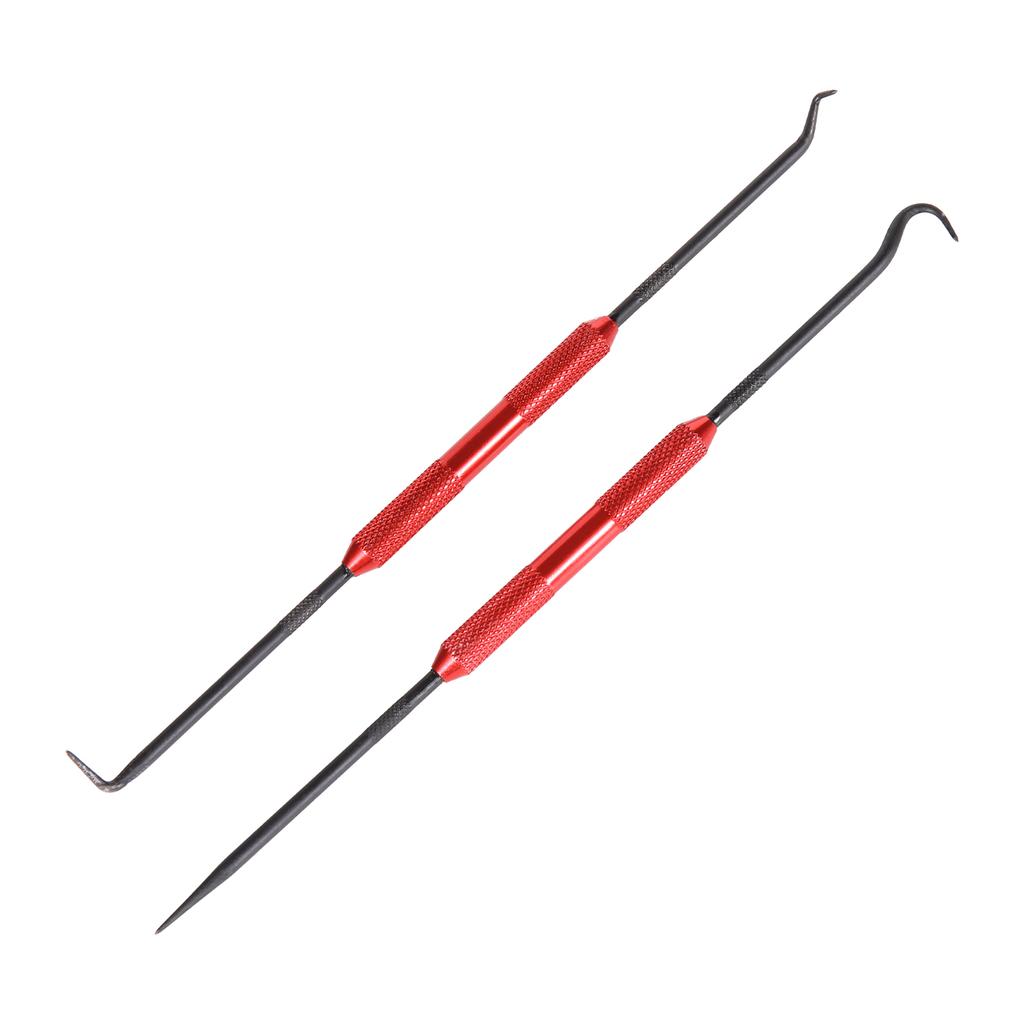 2 Stück/Set Auto-Wellendichtring-Schraubendreher Dichtring Dichtungsscheibe Abzieher Doppelseitiger Haken Fahrzeug-Wellendichtring-Pickel Autoreparaturwerkzeuge