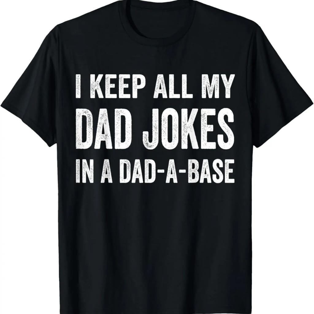 Ich bewahre alle meine Papa-Witze in einer Papa-Basis auf Papa-Witze T-Shirt