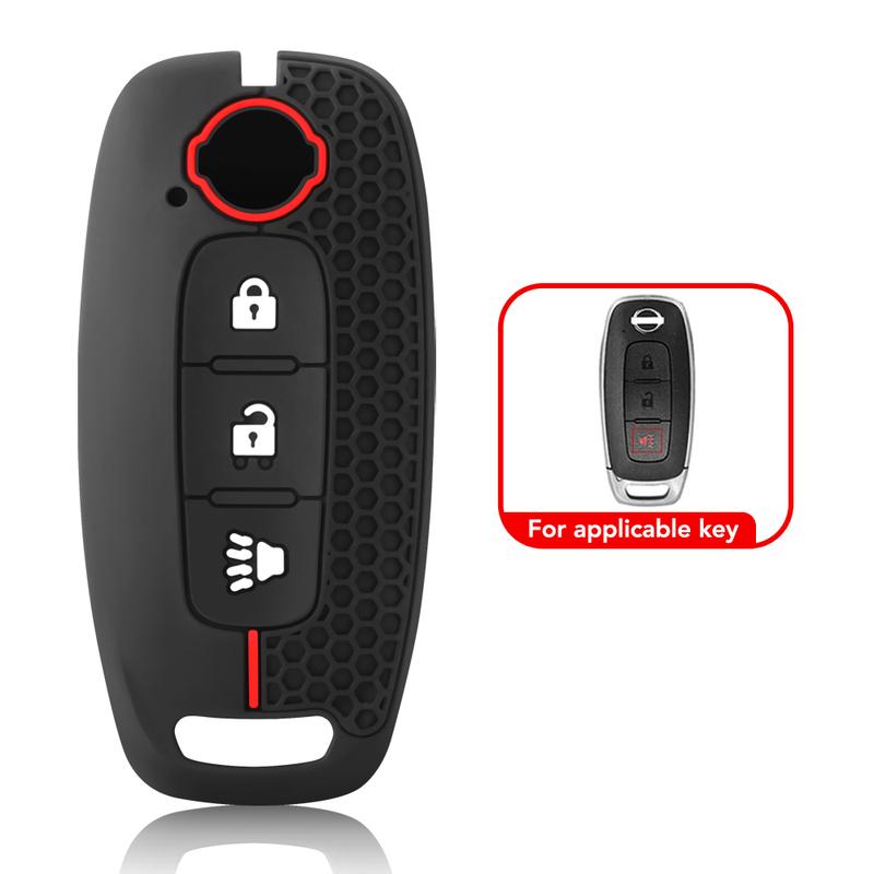 Keychain Protect For Nissan X-TRAIL SYLPHY Altima Qashqai Pathfinder Kicks Ariya 2022-2026 Silicone Car Key Cover Case