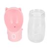 Dog Water Bottle Leakage Proof Dishwasher Safe Portable Pet Drinking Bottle for Cat Puppy Rabbit 380ml Pink S