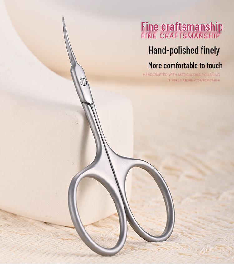 Third-Gen Dead Skin Nippers with Ukrainian Stainless Steel, Front-Set Elbow, Easy-Cut Manicure Scissors