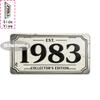 Vintage Metal License Plate Sign Retro 2D Flat Printed Decorative Tin Plaque for Home Kitchen Bedroom Wall Art Decor