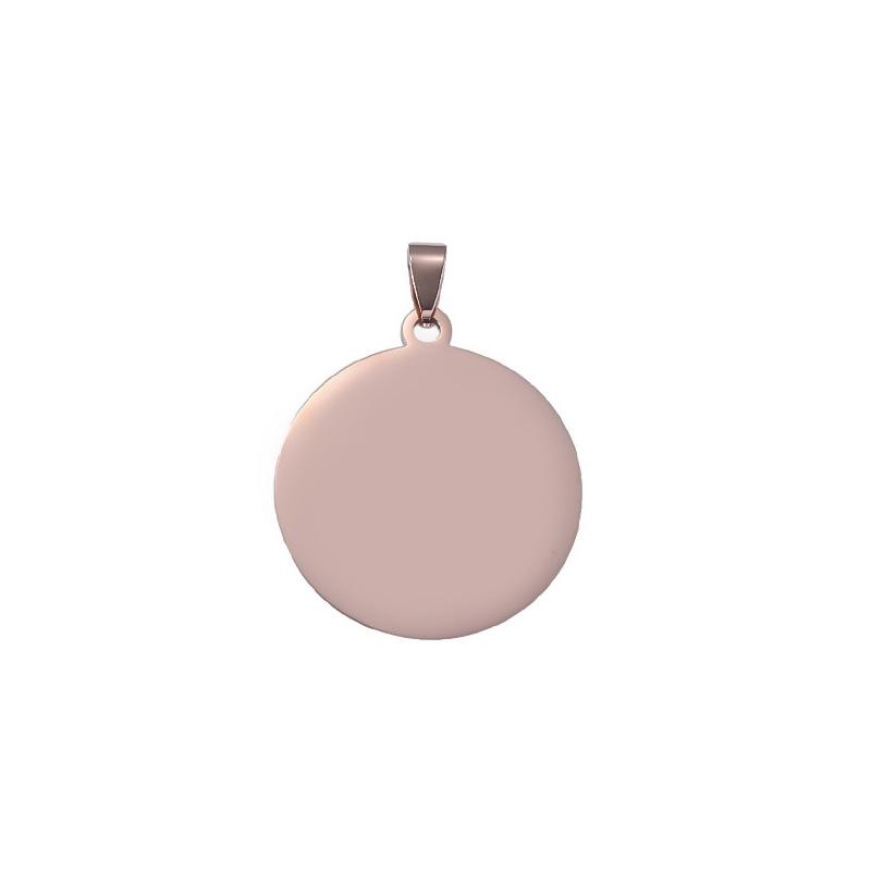 Gold-Plated Titanium Steel Military Dog Tag Necklace with Custom Engraving