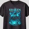 Kraken TShirt Ocean Horror Gothic Unisex Black Graphic Tee S5XL