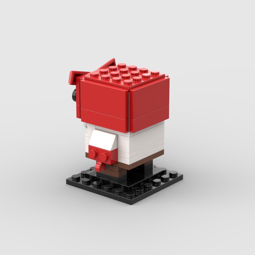 Non-Toxic Lequmoc Brickheadz Angered Action Disgusted Figures Bricks Model Building Blocks Toys For Children Christmas Gifts
