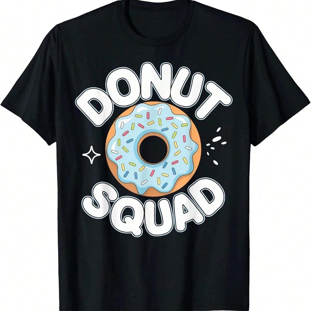 Donut Graphic Tee Funny Unisex Vintage Gift T-Shirt