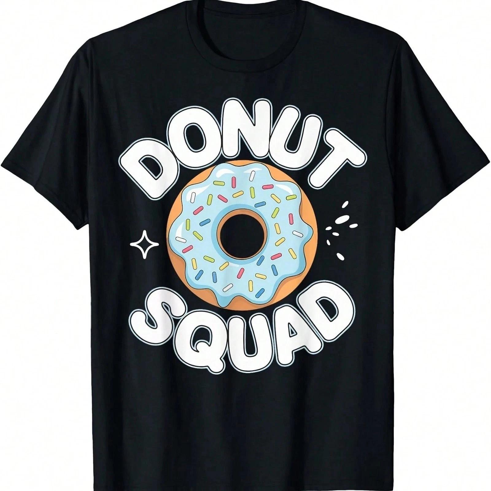 Donut Graphic Tee Funny Unisex Vintage Gift T-Shirt S