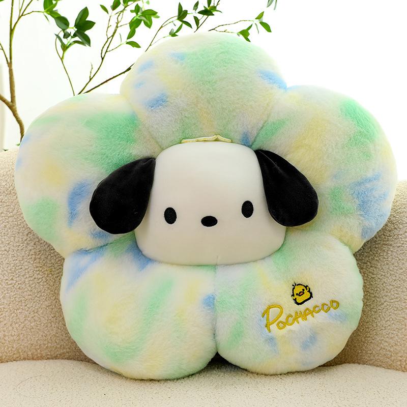 

New Pacha dog throw pillow creative cushion petal seat cushion cute dog plush toy cartoon doll birthday gift 45x50cm/0.68kg зелёный