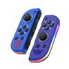 BT 5.2 RGB LED Bryter V/H JoyCon Spillkontroller for Nintendo Switch/Lite/Oled JoyCon Spillkontrollere Joystick med Dobbel Vibrasjon(Blå Lilla)