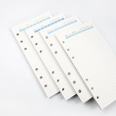 2026 40 Sheets Kawaii A5 A6 Loose Leaf Notebook Paper Refill Spiral Binder Index Inner PagesPoint Grid Line Planner Agenda