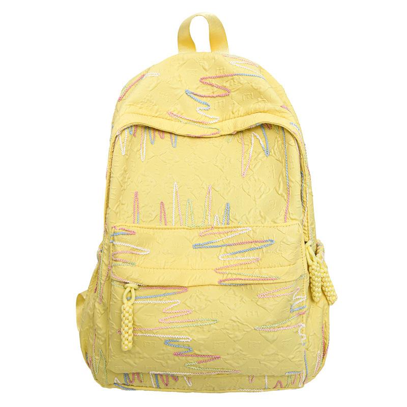 Schoolbag Korean version schoolbag high school girl high value cute sweet backpack female junior high school college student computer travel backpack