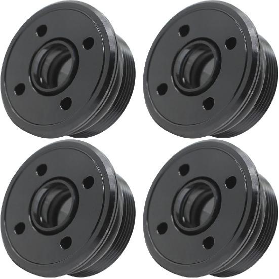4PCS Tilt Cap/Gland with Seals Replacement for 61A-43811-00-00 Fit for Yamaha Outboards 200 225 250 300HP V6 3.3L End Cap Tilt Cylinder FSM022 Pack