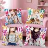 Kanojo Okarishimasu Anime Pillow Case Square Pillow Bedroom Sofa Leisure Comfort Cushion Car Home Decoration