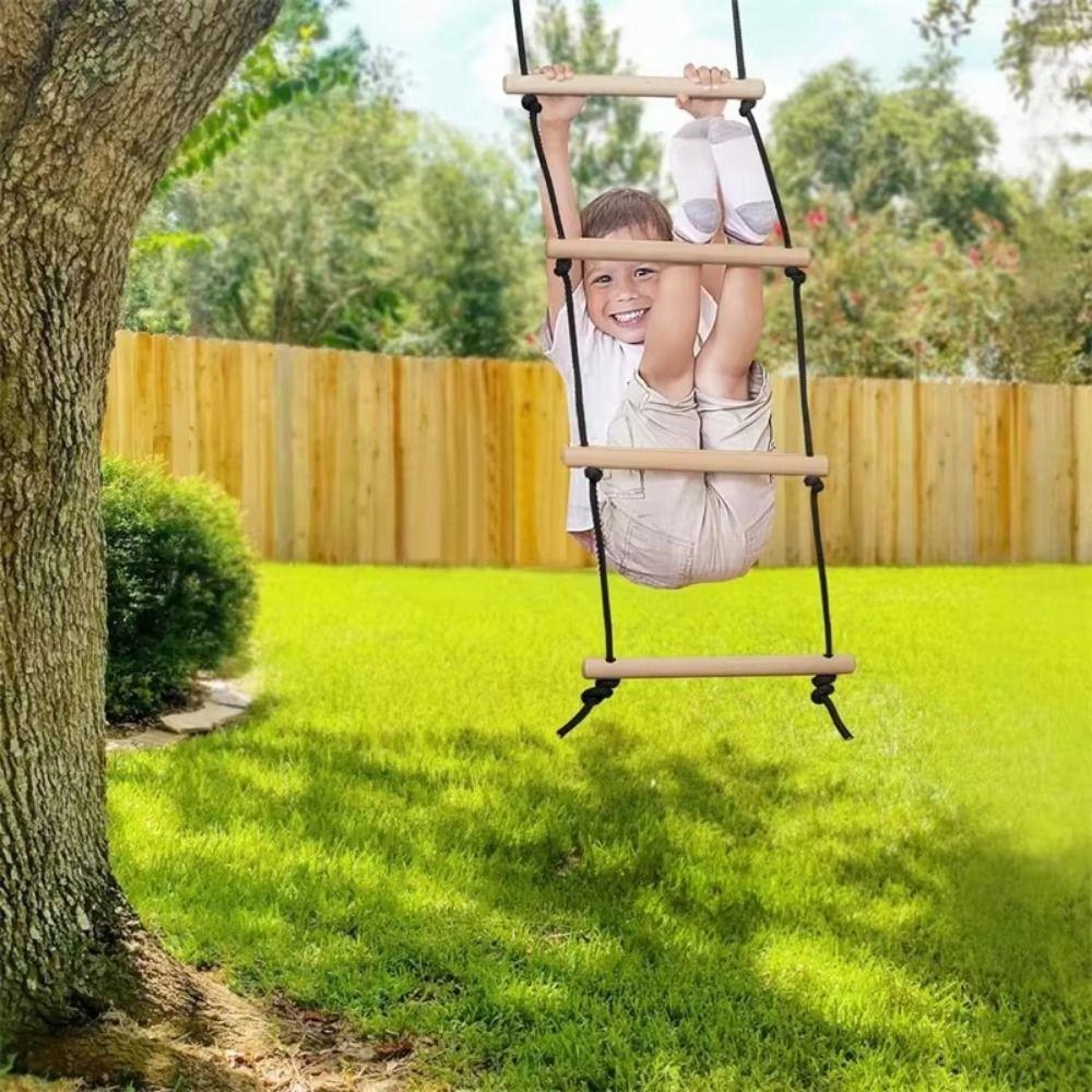 Swing Children Climbing Rope with Platforms Swing Chair for Kids  Playground Equipment