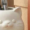 Schattige Katten Penhouder Houder, 3D Geprint Kitten Bureau Organizer, Minimalistisch Schrijfwaren Bureau Accessoire voor Thuis Potloodhouder, Multifunctionele Make-up Kwast