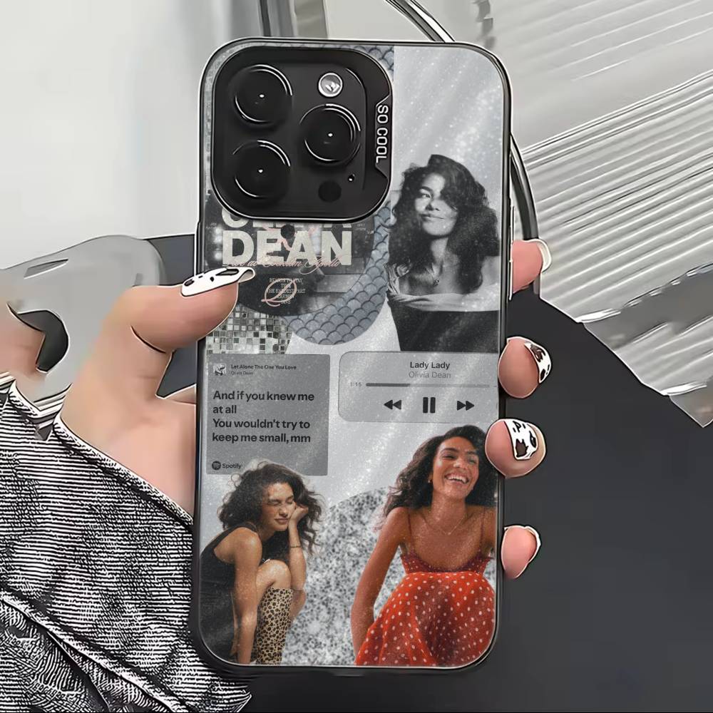 

British singer O-Olivia Dean Phone Case For iPhone 17,16,15,14,13,12,11 Plus,Pro Max,XS,Colorful Silver Phone case Funda Cover iPhone13ProMax
