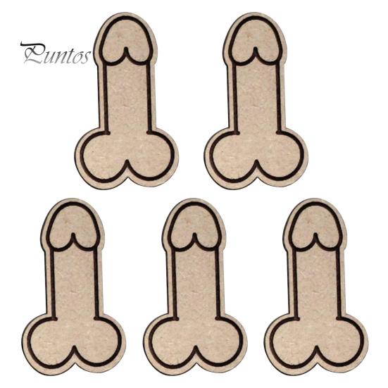 5 шт. Деревянный пенис, катушка для ниток, органайзер для вышивки, шитья, держатель для катушки ниток, подарок для любителей шитья 5pcs