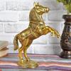 Golden Horse Oxidized Metal Gold Polish One Pcs Set for Your Home,Office Table Decorative & Gift Article Pack of 1 Golden