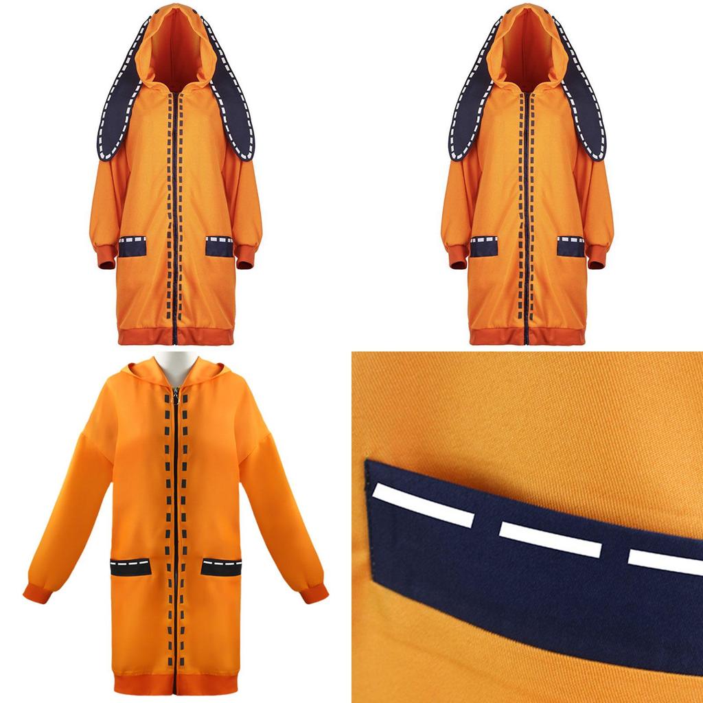 Kakegurui Runa Yomozuki Cosplay Costume Stylish Hoodie Coat For Anime Fans