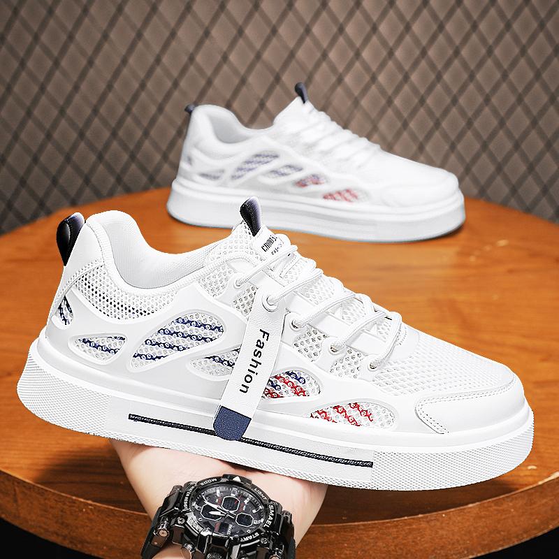 

Summer breathable driving soft-soled sports leisure little white board shoes student mesh thin mesh shoes 39 standard athletic fit