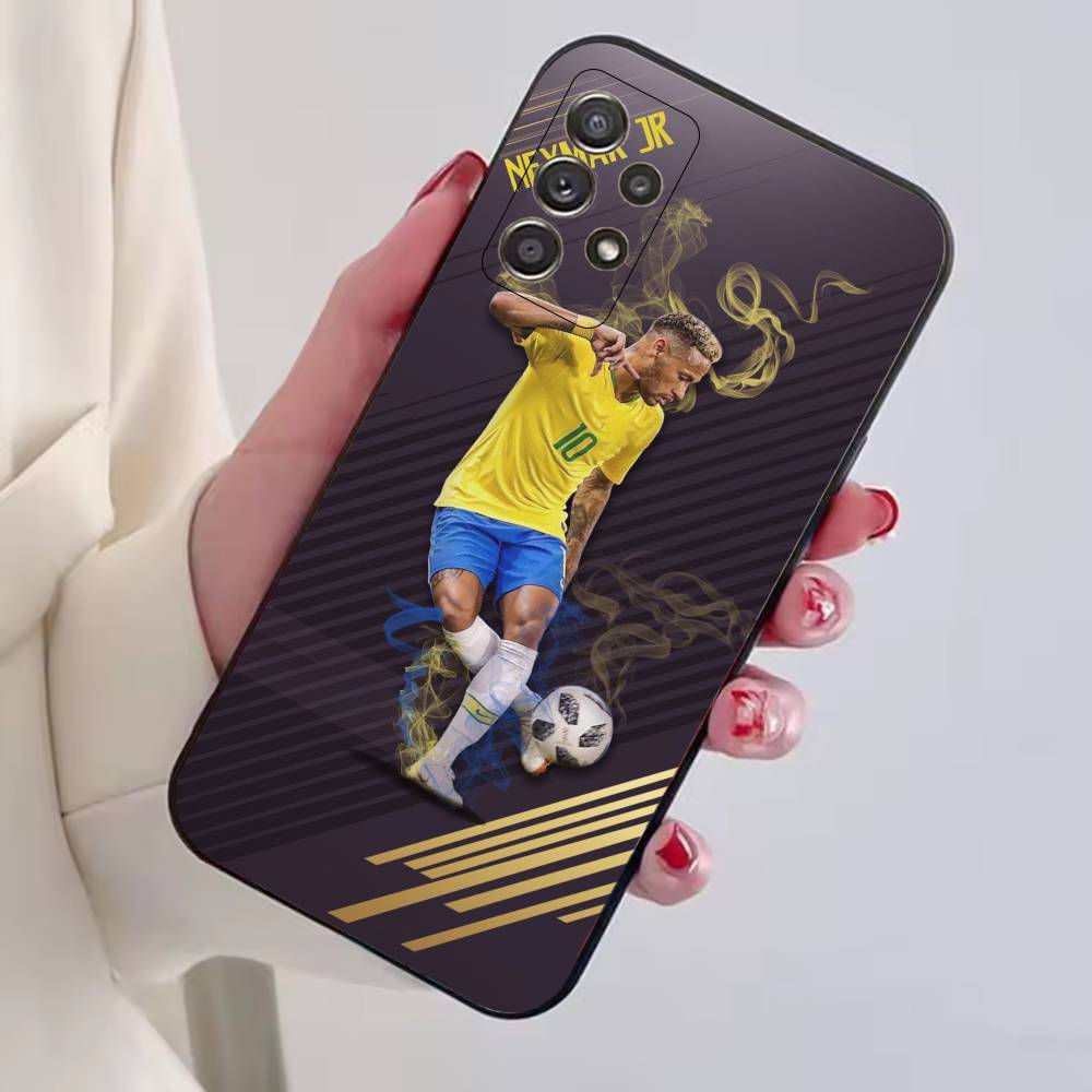 N-Neymar Jr Football C-Cheer Phone Case For Samsung S25,S24,S21,S22,S23,S30,Ultra,S20,Plus,Fe,Lite,Note,10,Black Cover