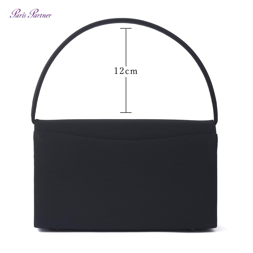 Black formal sub bag ceremonial mourning formal memorial entrance graduation kindergarten entrance graduation ceremony [Paris Partner] bag,