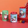 Cartoon Christmas Savings Tank Santa Claus Coin Bank  For Storing Candy Chocolate Coin
