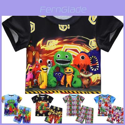 Adorable Banban Garden Children's Leisure Short-sleeved Shorts Set For Boys And Girls