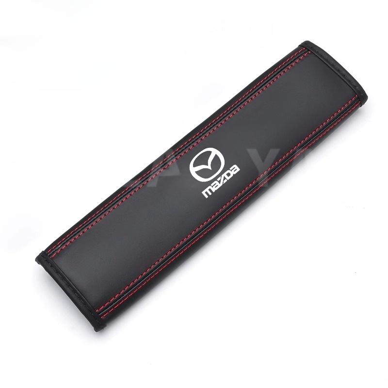 For Mazda 3 5 6 Axela Atenza CX30 CX5 CX8 CX9 MX5 RX7 Car Safety Belt Cover Suede Seat Belt Shoulder Protector Shoulder Pad