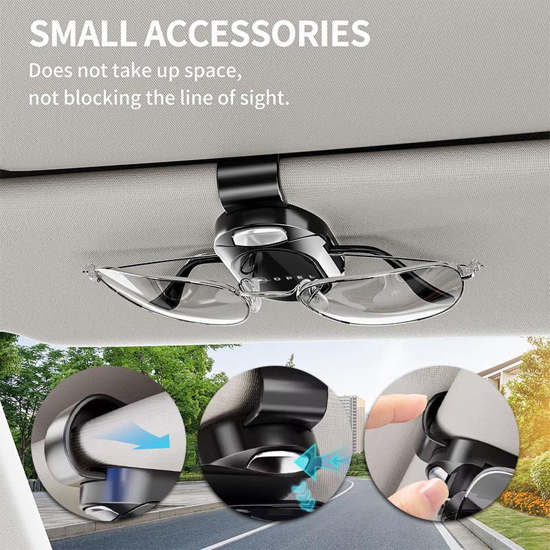 Car Sun Visor Eyeglasses Clip Card Ticket Holder Stand Fastener For Opel Insignia Astra G J F K Vectra C H Corsa C B D Omega