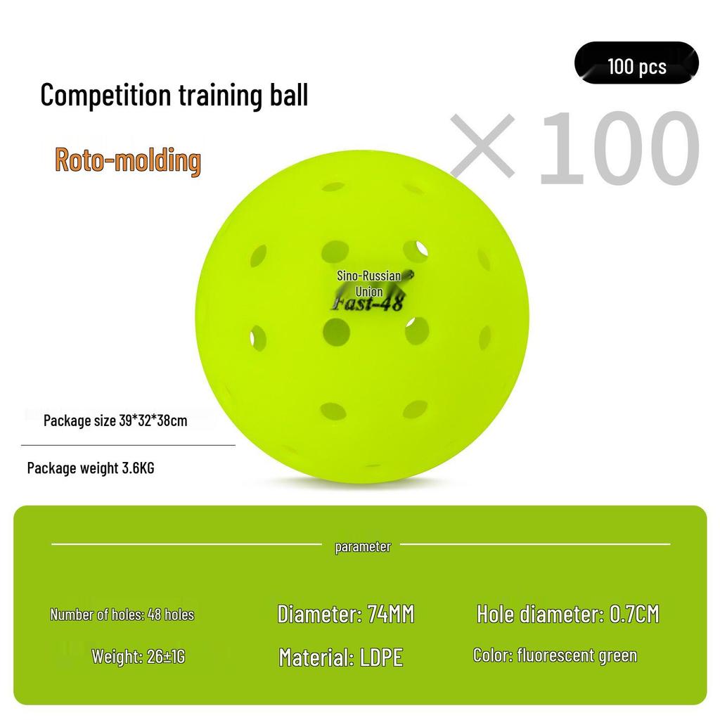 Professional Outdoor Pickleball with 48 Holes for Competition and Training