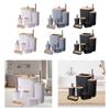 6 Pieces Bathroom Accessory Set Toilet Brush Decorative Sturdy Modern Toothbrush Holder Lotion