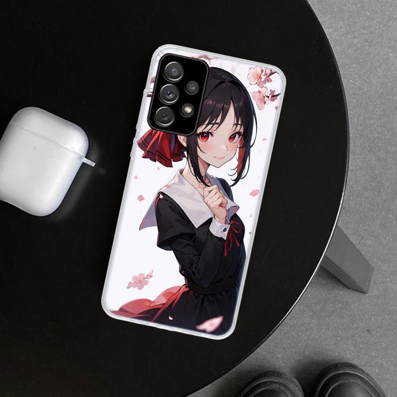 Kaguya Sama Shinomiya Phone Case Cover for Samsung Galaxy A12 A22 A32 A52 A72 A02S A51 A50S A31 A20S A10S Note 20 Ultra 10 Plus