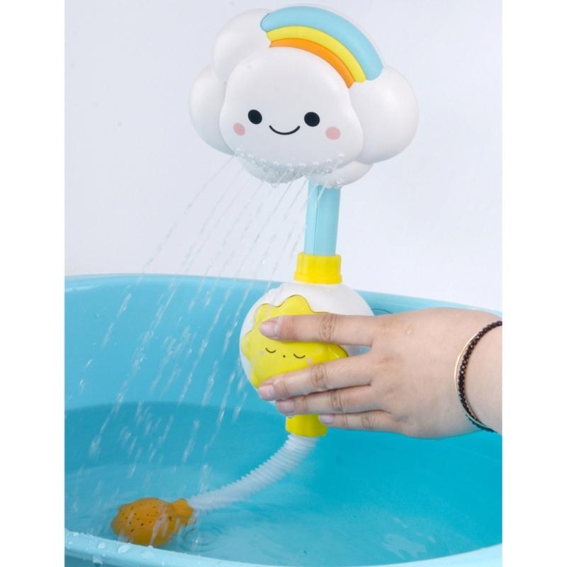 Bath Toy for Toddlers Age 1 2 3 Years Old Girl Boy Baby Bathtub Water Toy Shower Head Infant Toy with Suction Cups
