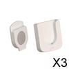 3xMagnetic Remote Control Holder for Air Conditioner Remotes Power Strips Home White