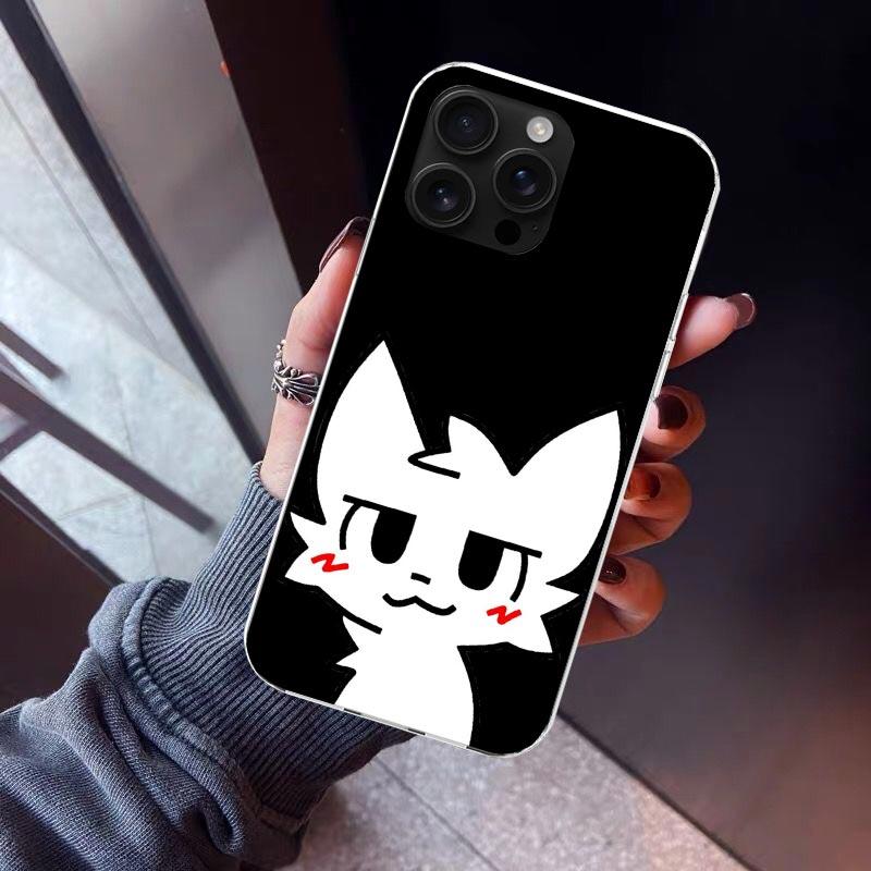 

Boykisser Cat Phone Case For iPhone 17 Air 16 15 Pro Max 14 Plus 13 Mini 12 11 Cover 7 8 SE Silicone Shell Print Fundas 17 Air 1 iPhone 15 Pro Max