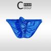 Men's Underwear Shinny Satin Upturned Narrow-sided Briefs Low-rise Sexy Tight-fitting Half-wrapped Buttocks U-jerk 3D Pouch