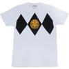 Power Rangers White Ranger Costume 100% Cotton T-shirt Mens Tees Top