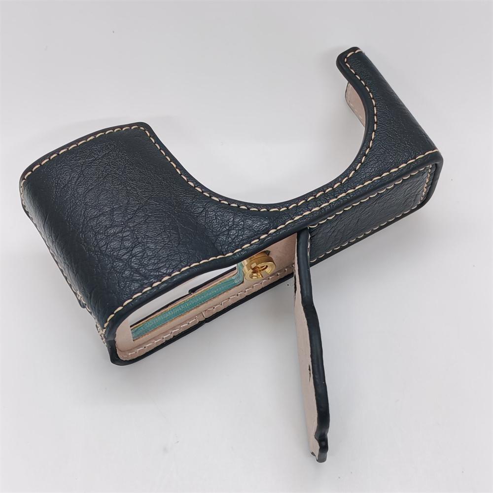 

PU Leather Half Case for Ricoh GRIV GR4 GR3 GRIII Camera Bag Battery Opening Bottom Cover