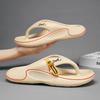 Fashion Men Platform Flip Flops Summer Thick Soft Sole EVA Slippers Outdoor Beach Sandals Anti-Slip Cloud Cushion Bathroom Slides Shoes